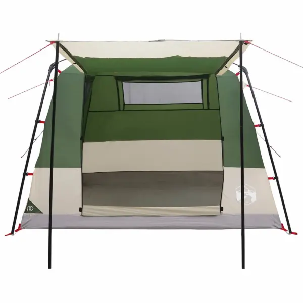 Roheline telk 10 inimesele, 185T polüester PU-kattega, 310 x 310 x 221 cm – 5