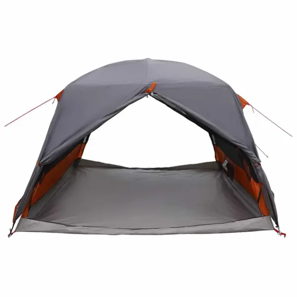 Seljakotitelk 2 inimesele, hall ja oranž, 185T polüester PU-kattega, 220 x 138 x 113 cm – 4