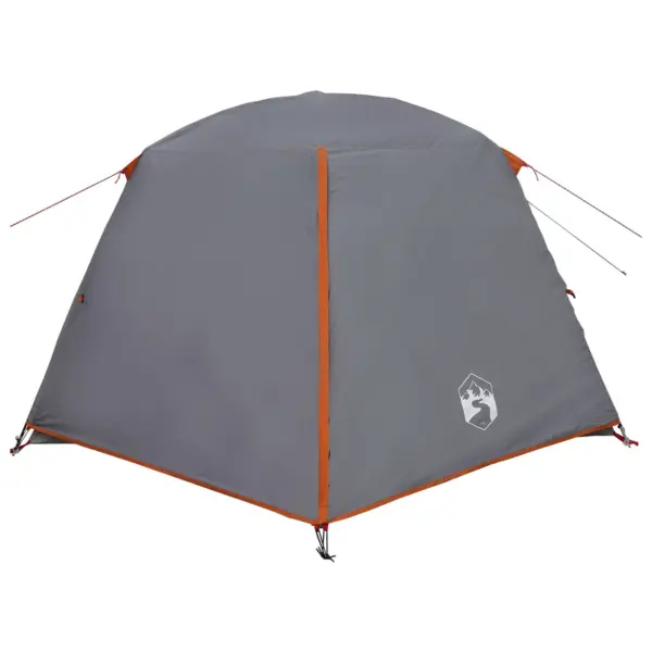 Seljakotitelk 2 inimesele, hall ja oranž, 185T polüester PU-kattega, 220 x 138 x 113 cm – 5