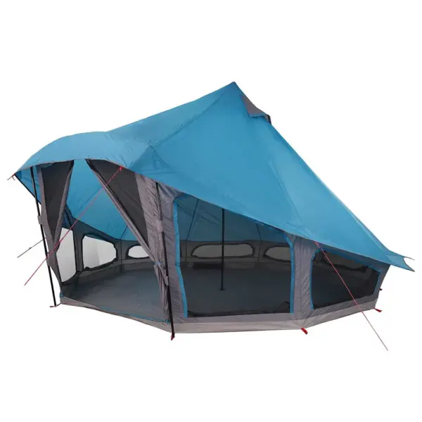 Tipitelk varikatusega, sinine, 10-kohaline, taft, 508 x 470 x 300 cm – 2