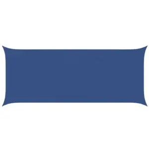 Ristkülikukujuline päikesepuri UV-kaitsega, sinine, 6 x 2,5 m, Oxford-polüester