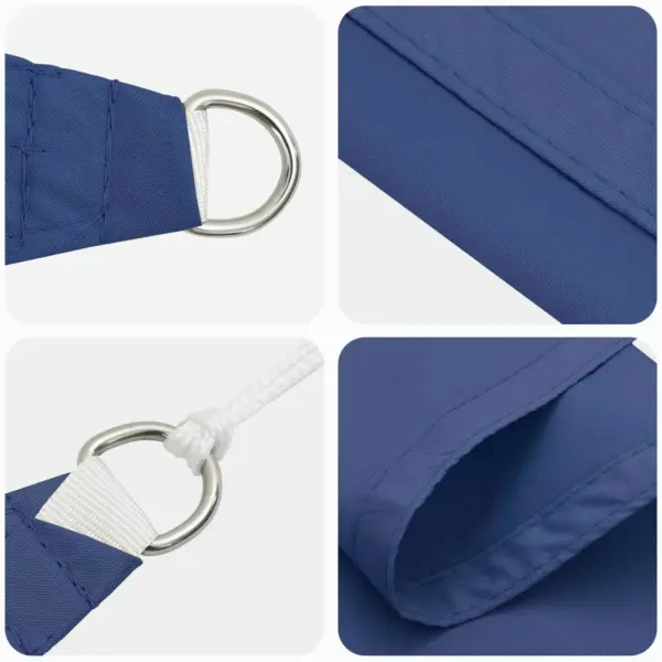 Ristkülikukujuline päikesepuri UV-kaitsega, sinine, 6 x 2,5 m, Oxford-polüester – 4