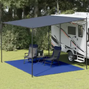 Ilmastikukindel telgimatt sinine 300 x 400 cm, HDPE, aasadega