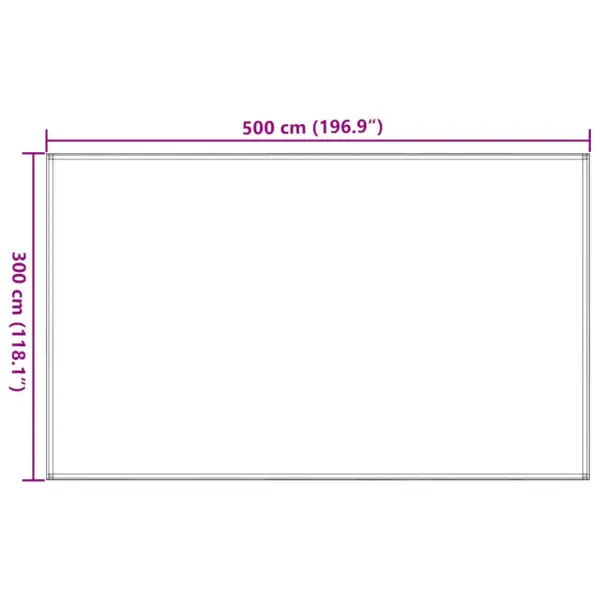 Sinine telgimatt 300 x 500 cm, HDPE, aasadega nurkades – 7