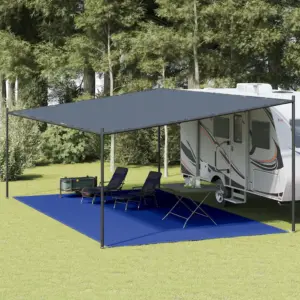 Sinine telgimatt HDPE-st, 400 x 600 cm, aasadega
