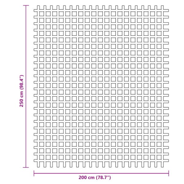 PVC-vahtkattega telgivaip, sinine, 2,5 x 2 m – 7