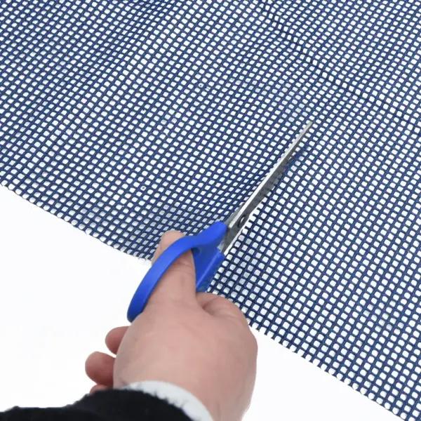 Sinine PVC-vahtkattega telgivaip 3 x 3 m – 4