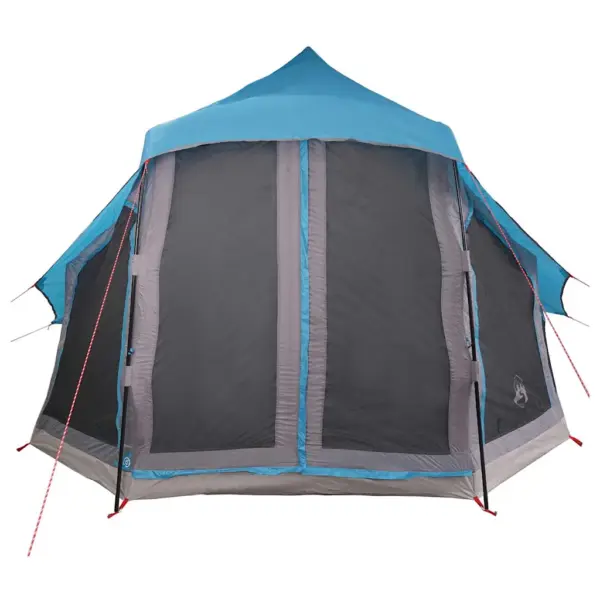 Sinine tipi peretelk varikatusega, taft, 6-le, 404 x 370 x 270 cm – 11