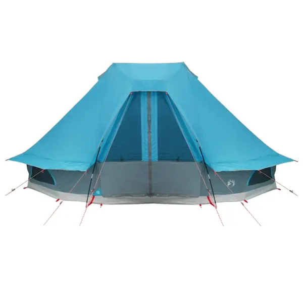 Sinine tipi telk 6-le, taftist, 466 x 310 x 240 cm, kandekotiga – 11