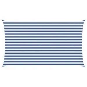 Ristkülikukujuline päikesepuri terrassile ja aeda, sinine-valge, 7 x 4 m, Oxford-polüester