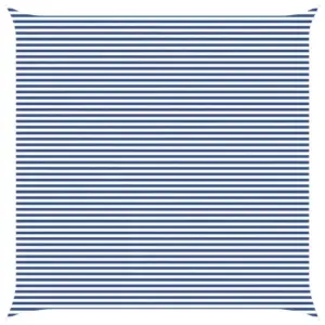 UV-kindel kandiline päikesepuri, sinine-valge, 7 x 7 m, polüester Oxford