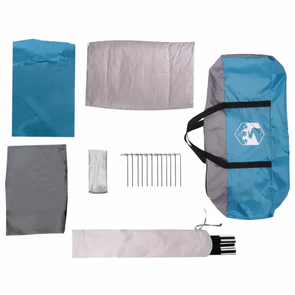Sinine veekindel peretelk 533 x 312 x 230 cm, 185T polüester PU-kattega – 7