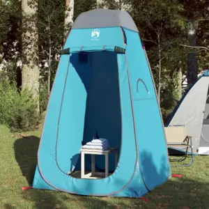 Veekindel pop-up privaatsustelk tualetiks ja riietumiseks, sinine, 120 x 120 x 185 cm