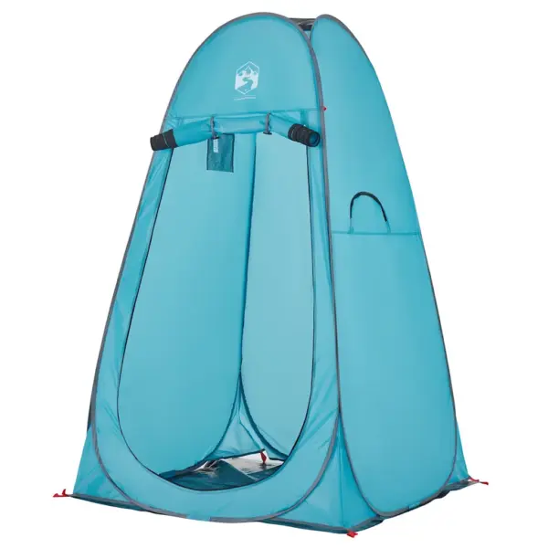 Veekindel pop-up privaatsustelk tualetiks ja riietumiseks, sinine, 120 x 120 x 185 cm – 4