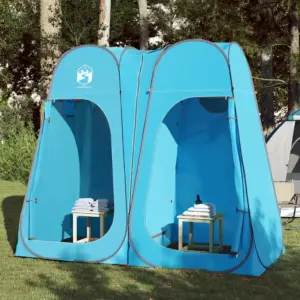 Sinine veekindel pop-up privaatsustelk tualetiks ja riiete vahetamiseks, 233 x 120 x 193 cm