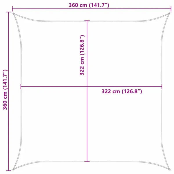 Kandiline päikesepuri, sinine-valge, 3,6 x 3,6 m, polüester oxford – 10