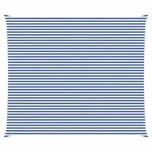 Ristkülikukujuline sinivalge päikesepuri 7 x 6 m, polüester Oxford
