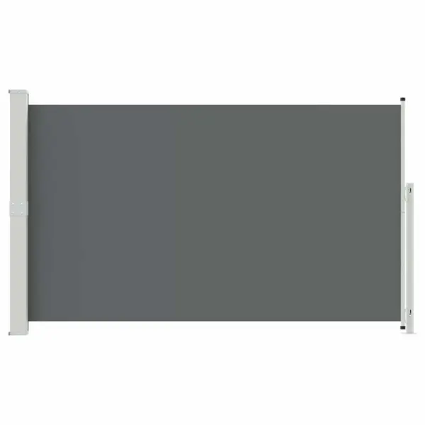 Sissetõmmatav külgvarikatus terrassile, antratsiit, polüester, terasraam, 300 x 180 cm - 2
