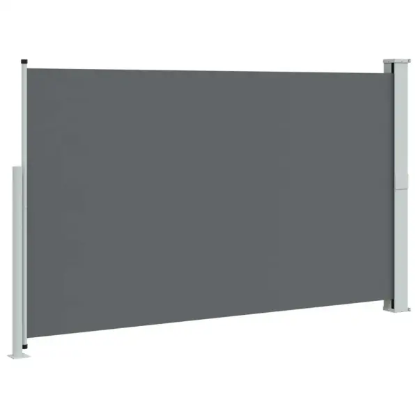 Sissetõmmatav külgvarikatus terrassile, antratsiit, polüester, terasraam, 300 x 180 cm - 4