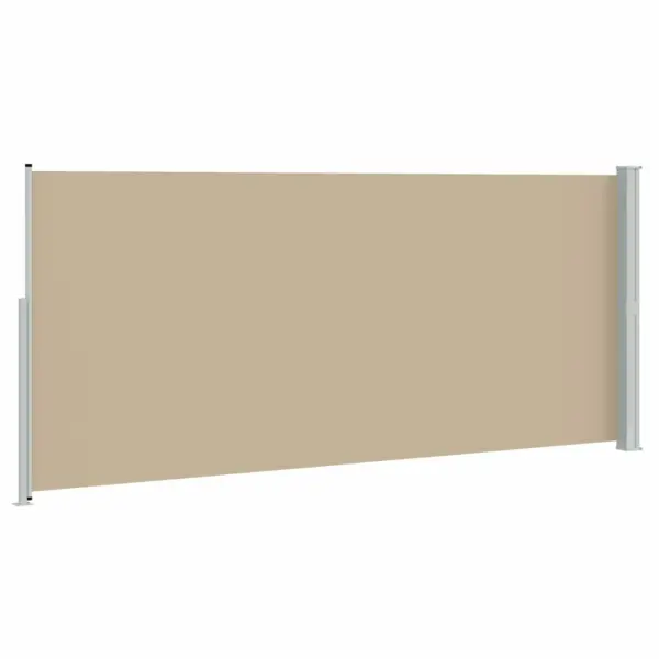 Sissetõmmatav terrassi privaatsussein, UV- ja veekindel, 100% polüester, terasraam – 4