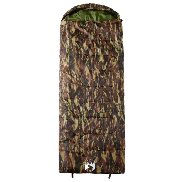 Täiskasvanute kamuflaaž magamiskott 3–4 hooajaks, 220 x 83 cm, 190T polüester, PP-vatiiniga, kandekotiga – 2