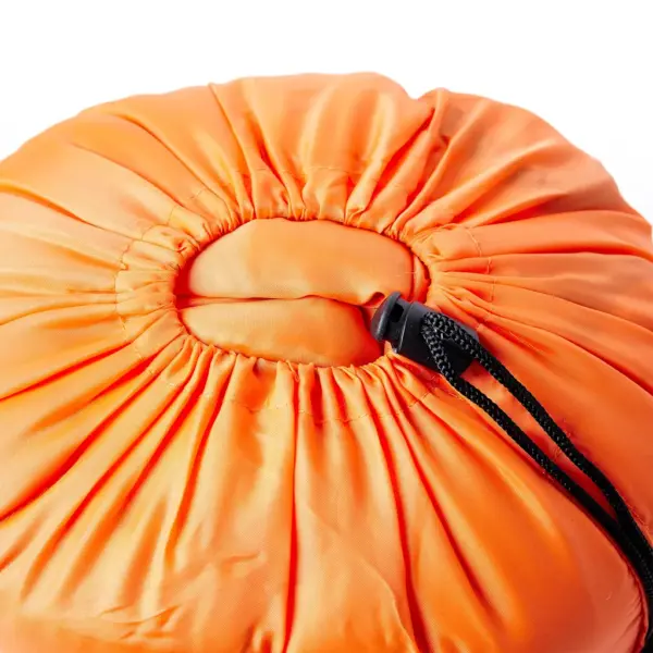 Täiskasvanute magamiskott matkamiseks, oranž-must, 3–4 hooajaks, 220 x 83 cm – 3