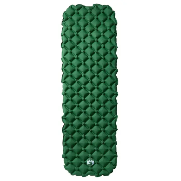 Täispuhutav matkamadrats 1 inimesele, roheline, 190 x 58 x 6 cm, TPU-kattega 40D nailon – 2