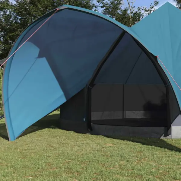 Teepee pere telk 7 inimesele, sinine-hall, 600 x 600 x 347 cm – 3