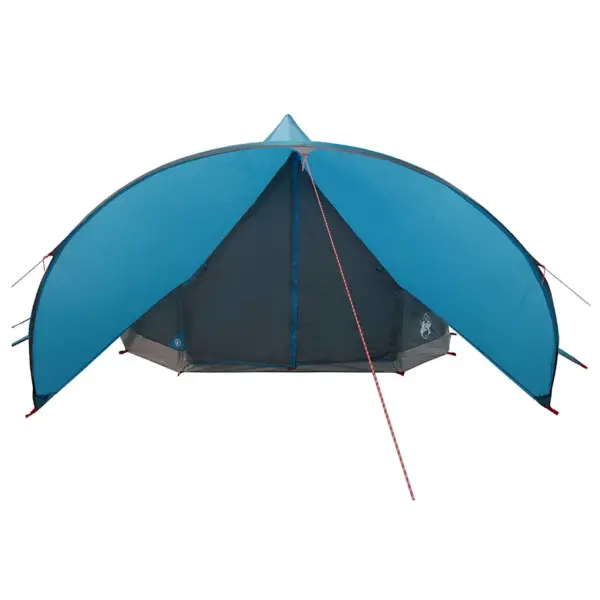 Teepee pere telk 7 inimesele, sinine-hall, 600 x 600 x 347 cm – 5
