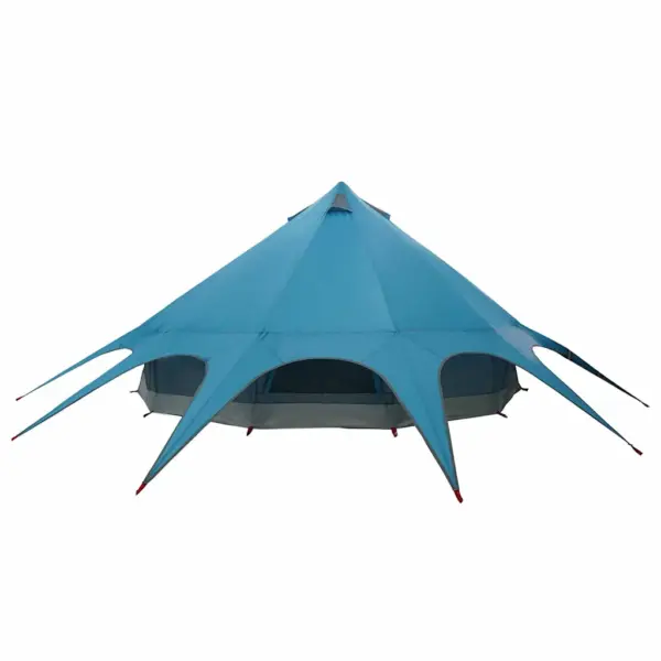 Teepee pere telk 7 inimesele, sinine-hall, 600 x 600 x 347 cm – 8