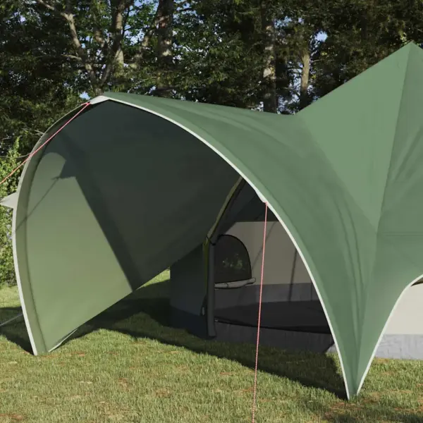 Teepee peretelk 5 inimesele, veekindel, roheline-hall, 415 x 415 x 247 cm – 3