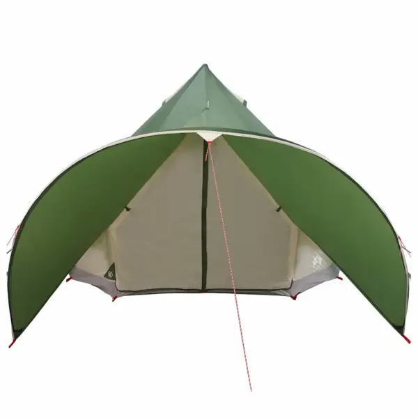 Teepee peretelk 5 inimesele, veekindel, roheline-hall, 415 x 415 x 247 cm – 5