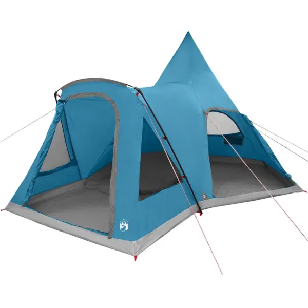 Teepee peretelk 5-le, sinine, vettpidav ja UV-kaitsega 185T polüester, 545 x 450 x 295 cm – 2
