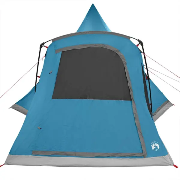 Teepee peretelk 5-le, sinine, vettpidav ja UV-kaitsega 185T polüester, 545 x 450 x 295 cm – 6