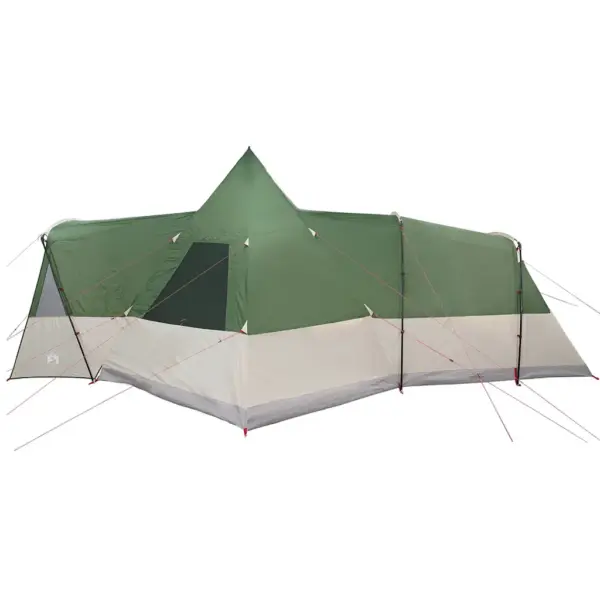 Teepee-stiilis peretelk 8 inimesele eesvarikatusega, roheline, 720 x 465 x 295 cm – 7