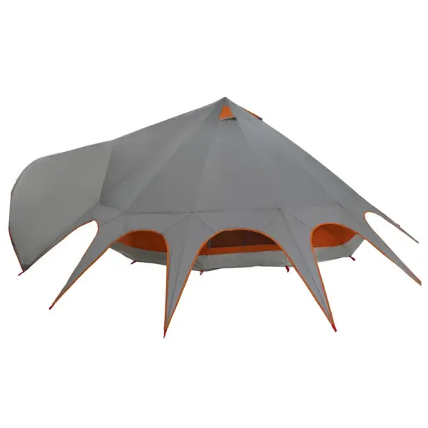 Teepee peretelk 9-le, veekindel, hall ja oranž, 502 x 502 x 297 cm – 7