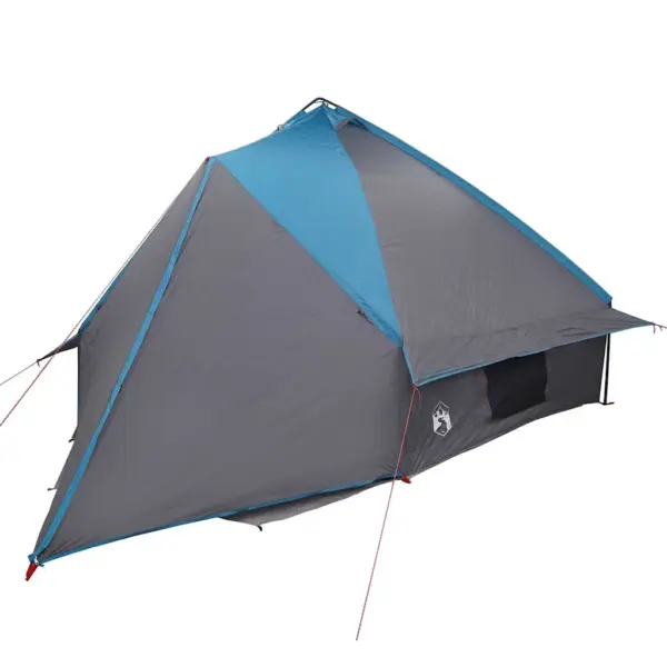 Vee- ja UV-kindel teepee-telk 10 inimesele, sinine/hall, 567 x 470 x 242 cm – 4