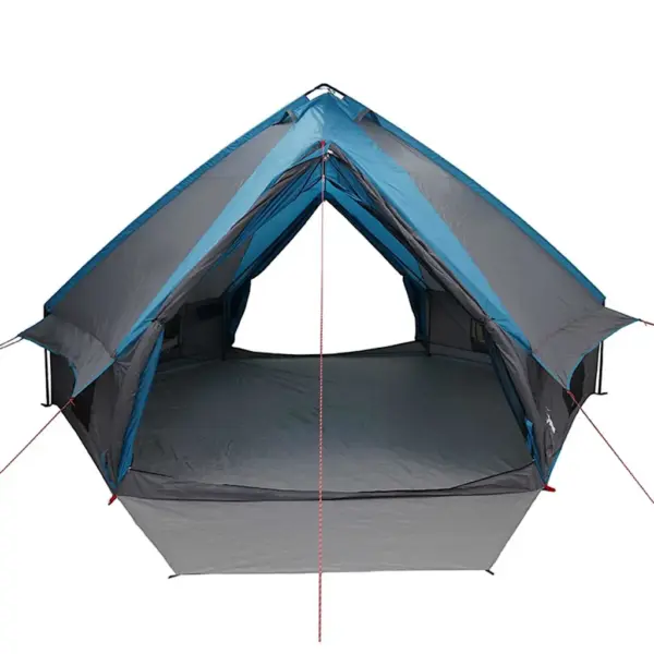 Vee- ja UV-kindel teepee-telk 10 inimesele, sinine/hall, 567 x 470 x 242 cm – 5