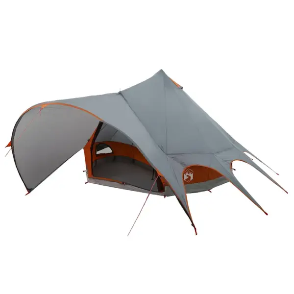 Pere teepee-telk 5 inimesele, hall/oranž, 415 x 415 x 247 cm – 2