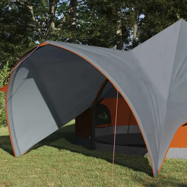 Pere teepee-telk 5 inimesele, hall/oranž, 415 x 415 x 247 cm – 3