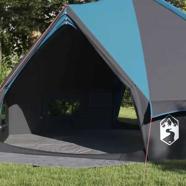 Teepee telk 8-inimesele, sinine ja hall, 490 x 410 x 210 cm – 3