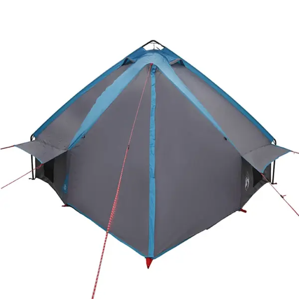 Teepee telk 8-inimesele, sinine ja hall, 490 x 410 x 210 cm – 7