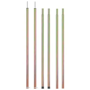 Teleskoopsed telgipostid, tsingitud teras, reguleeritav 170–255 cm, 2 tk