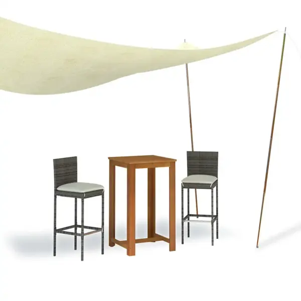 Teleskoopsed telgipostid, tsingitud teras, reguleeritav 170–255 cm, 2 tk – 6
