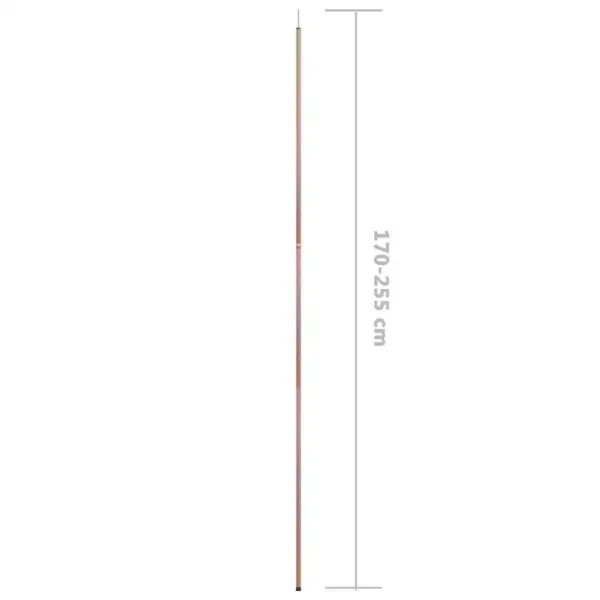 Teleskoopsed telgipostid, tsingitud teras, reguleeritav 170–255 cm, 2 tk – 7