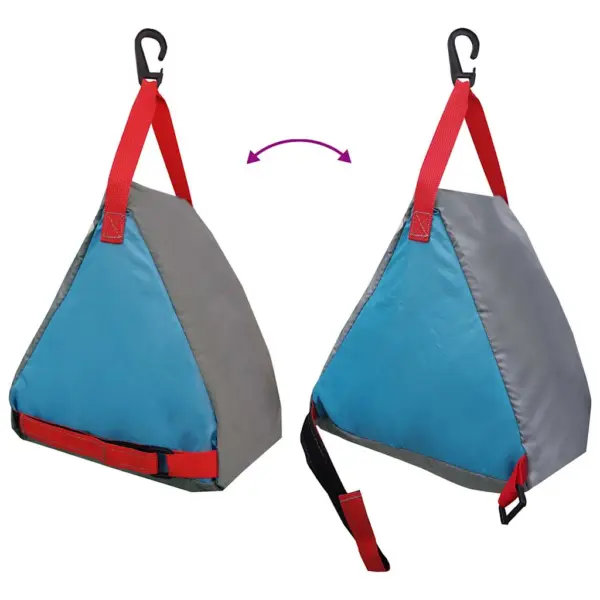 Telgi tarvikute hoiukotid, 4 tk, hall-sinised, Oxford-kangas, 24 x 16 x 24 cm - 12