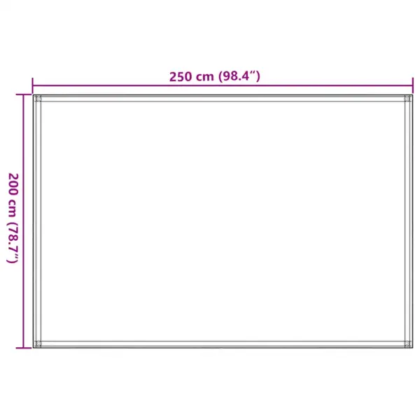 Telgimatt telki ja varikatuse alla, antratsiithall HDPE, 250 x 200 cm – 7