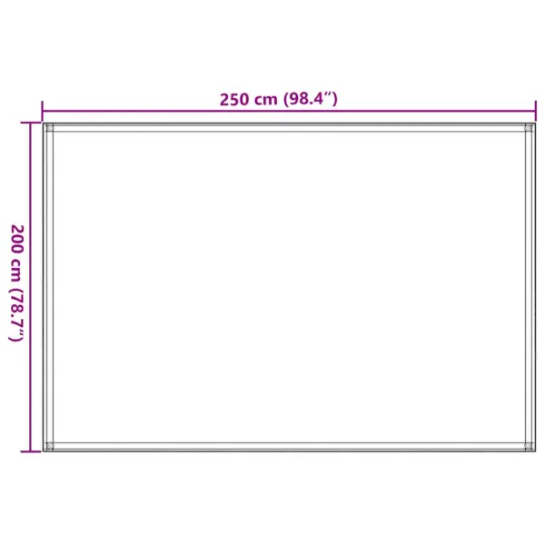 Ilmastikukindel telgimatt, liivakarva HDPE, 250 x 200 cm – 7
