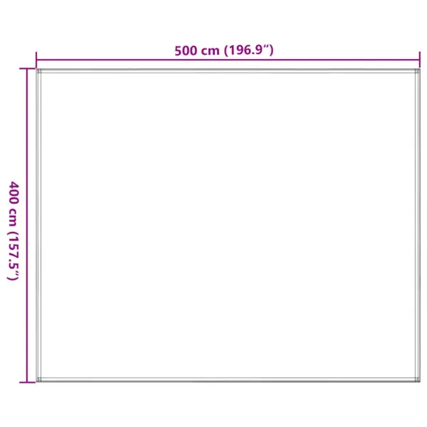 Telgimatt 400 x 500 cm, tumeroheline HDPE, aasadega – 7