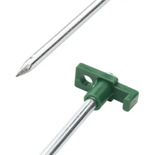 Tsingitud terasest telgivaiad konksu ja aasaga, 25 cm, 12 tk - 4